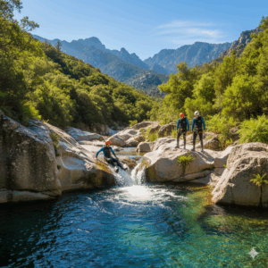 Cascades de Polischellu accès randonnée Corse du Sud
